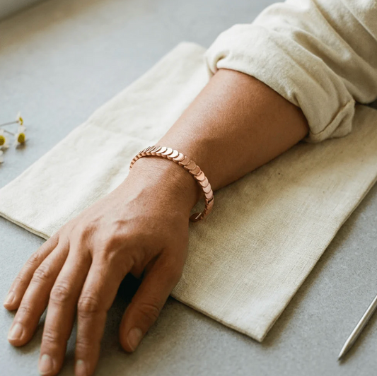 Shingle Copper Bracelet