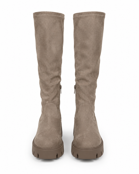 Barca High Boots - Taupe
