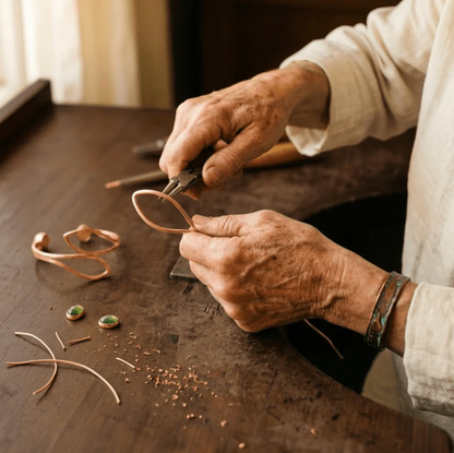Frond Copper Bracelet