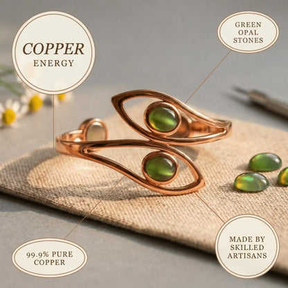 Frond Copper Bracelet