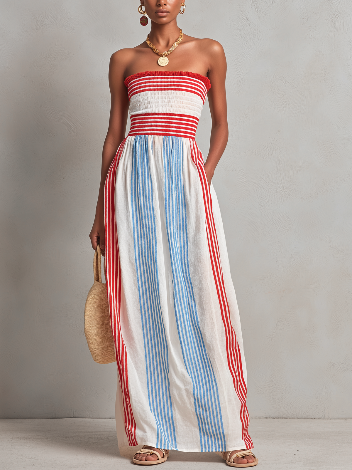 Colorful Angela Striped Dress