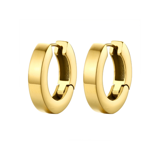 Chunk Huggies Earrings - Nora & Grace Boutique