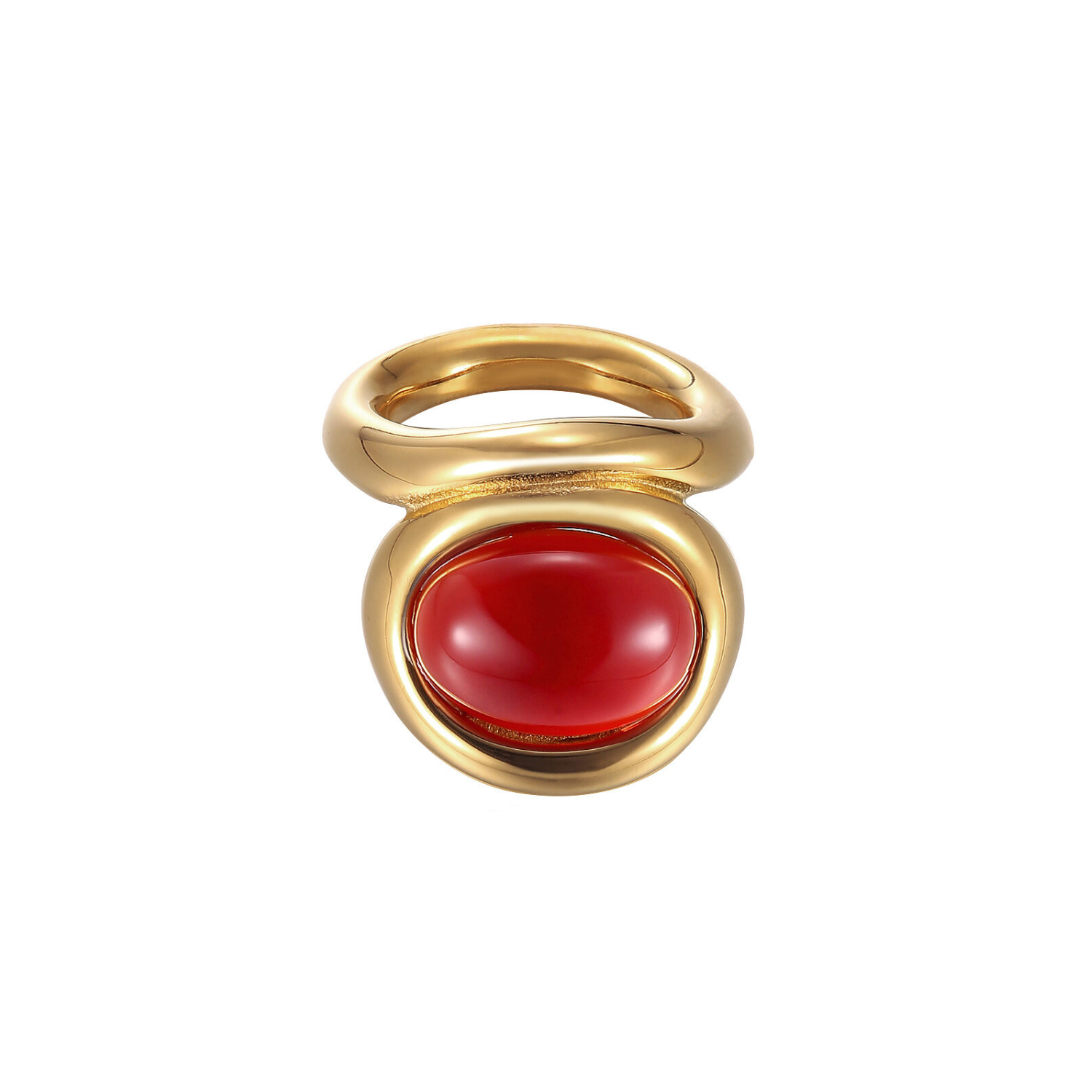 Statement Cocktail Ruby Ring - Nora & Grace Boutique