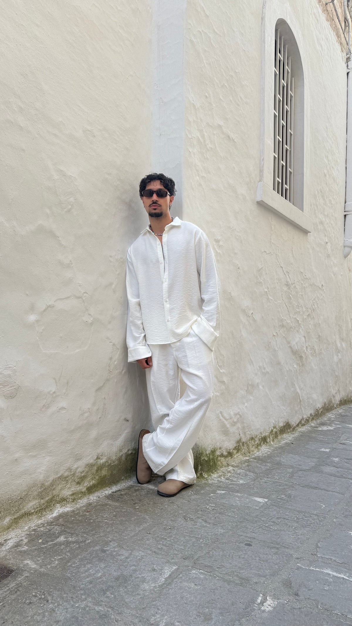 Santorini Linen Set