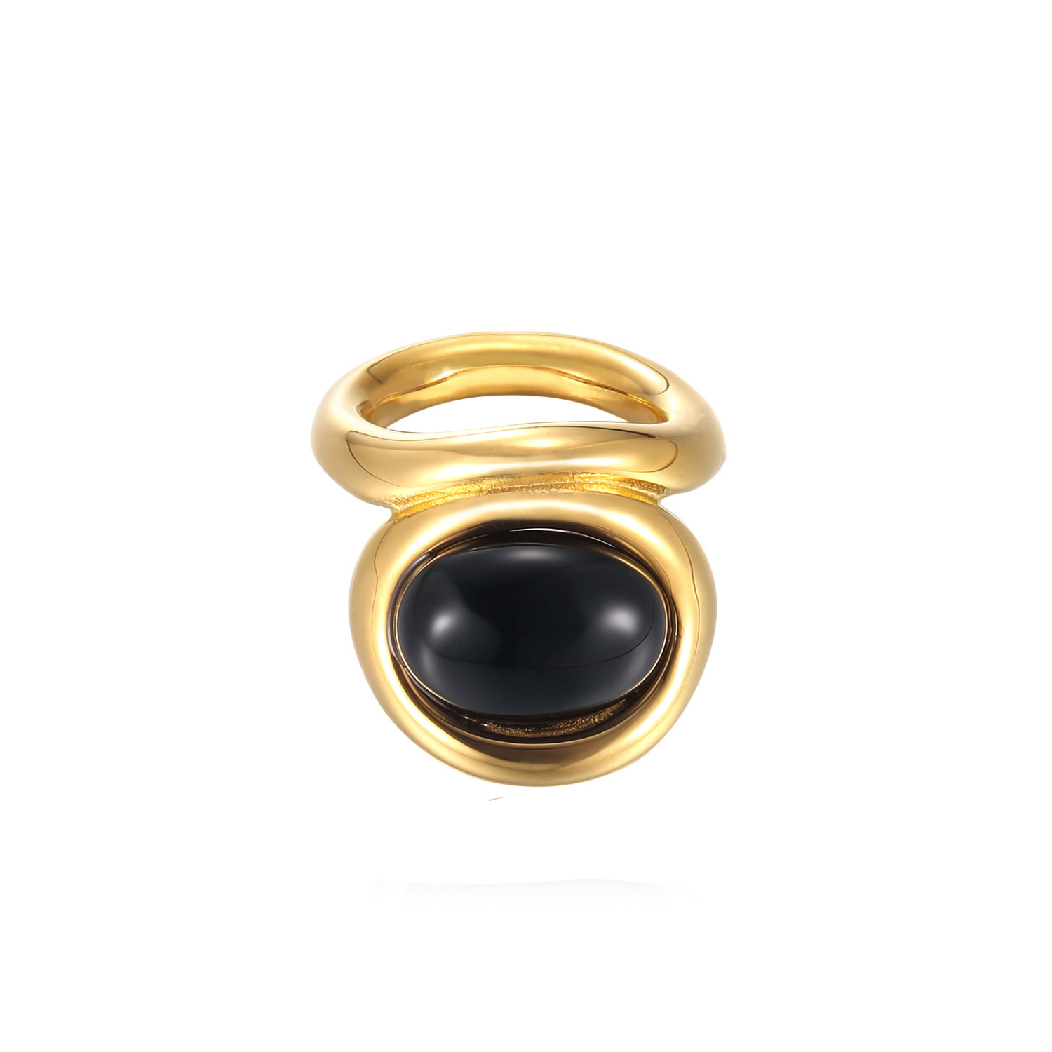 Statement Cocktail Onyx Ring - Nora & Grace Boutique