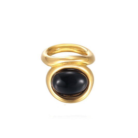 Statement Cocktail Onyx Ring - Nora & Grace Boutique