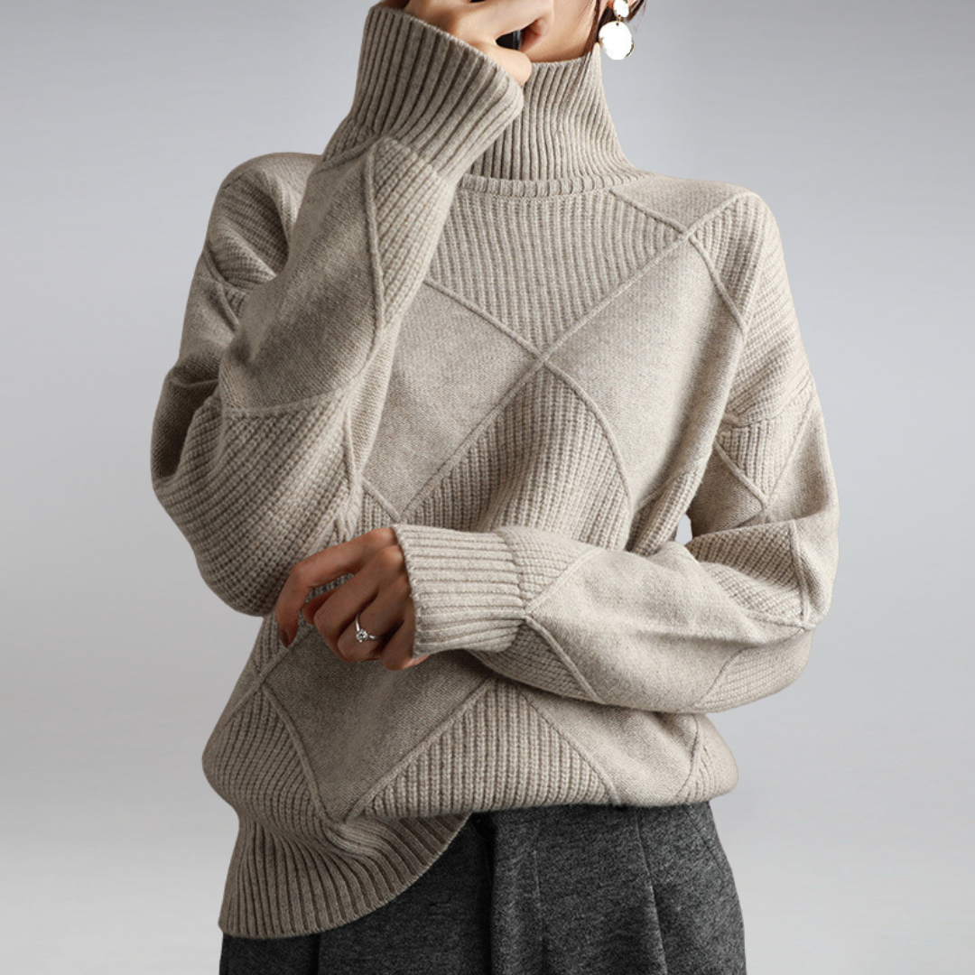 Comfortable High-Neck Sweater