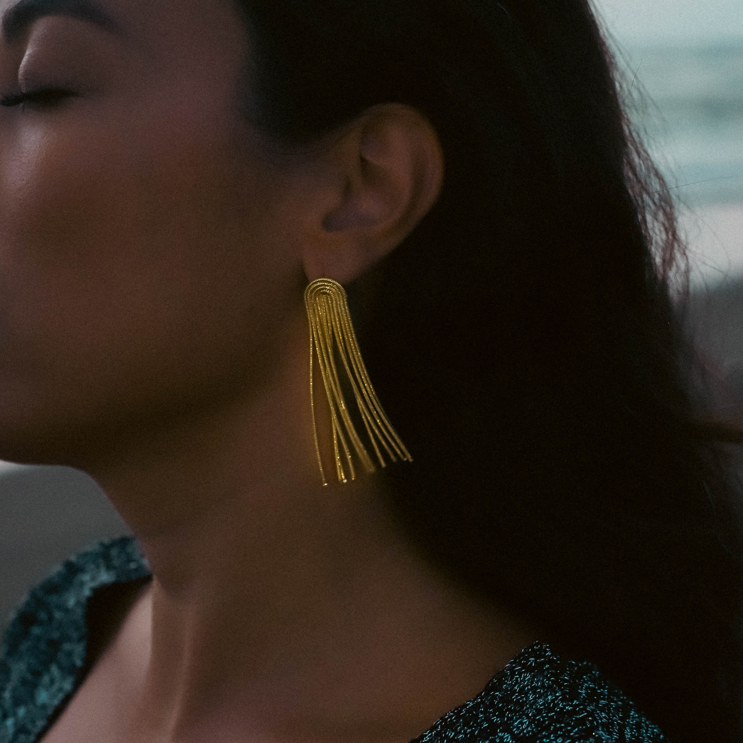 String Statement Earrings - Nora & Grace Boutique
