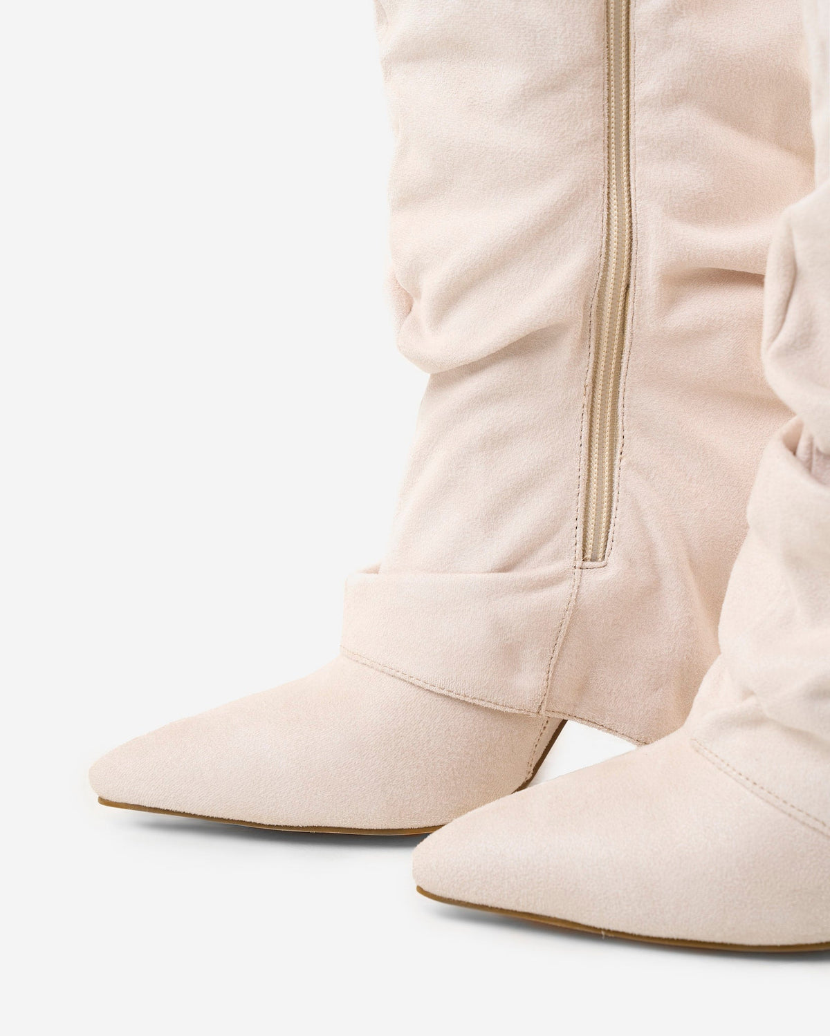 Lavista | Creamy Slouchy Suede Knee-High Boots - Nora & Grace Boutique