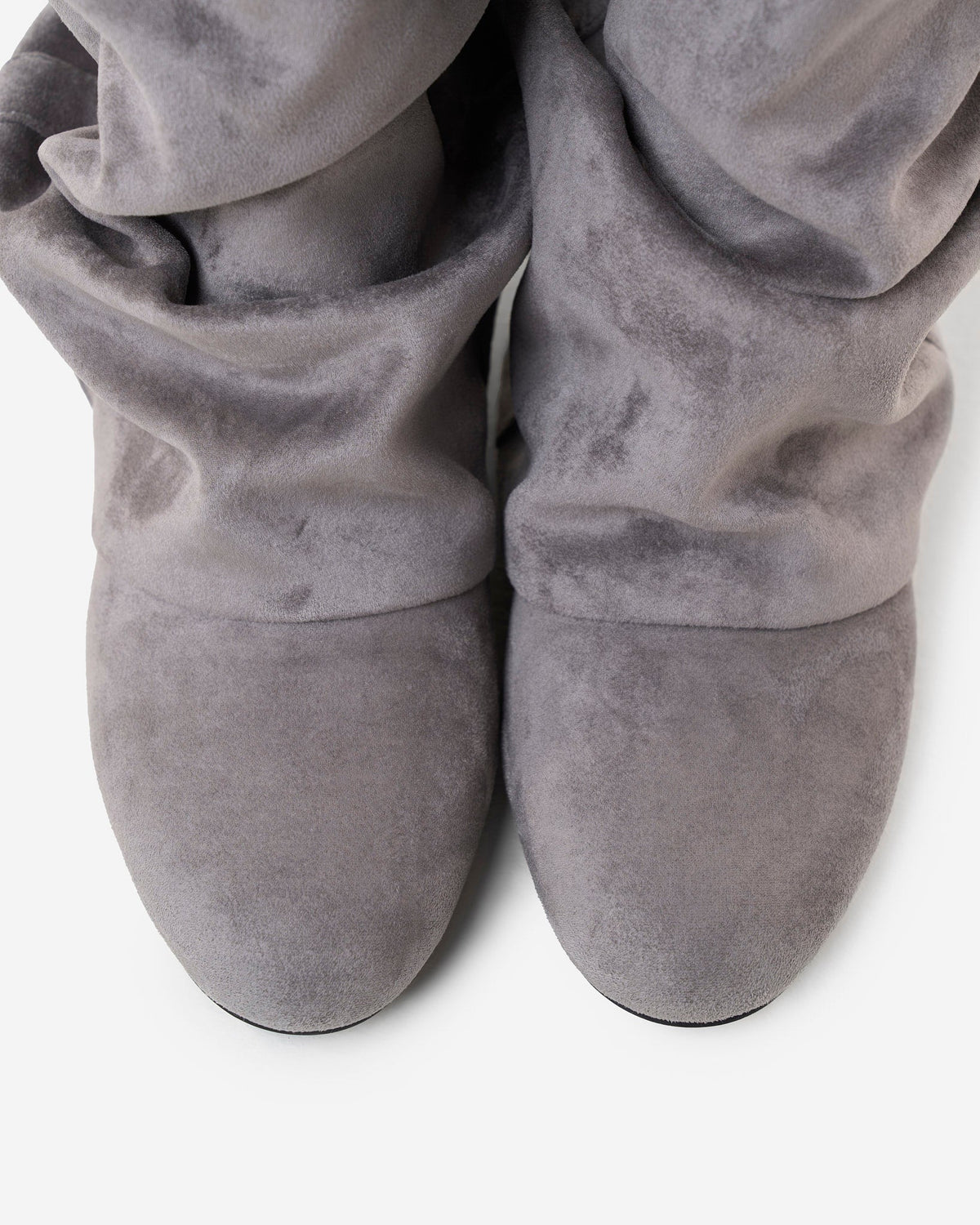 Emilia | Grey Slouchy Suede Boots - Nora & Grace Boutique
