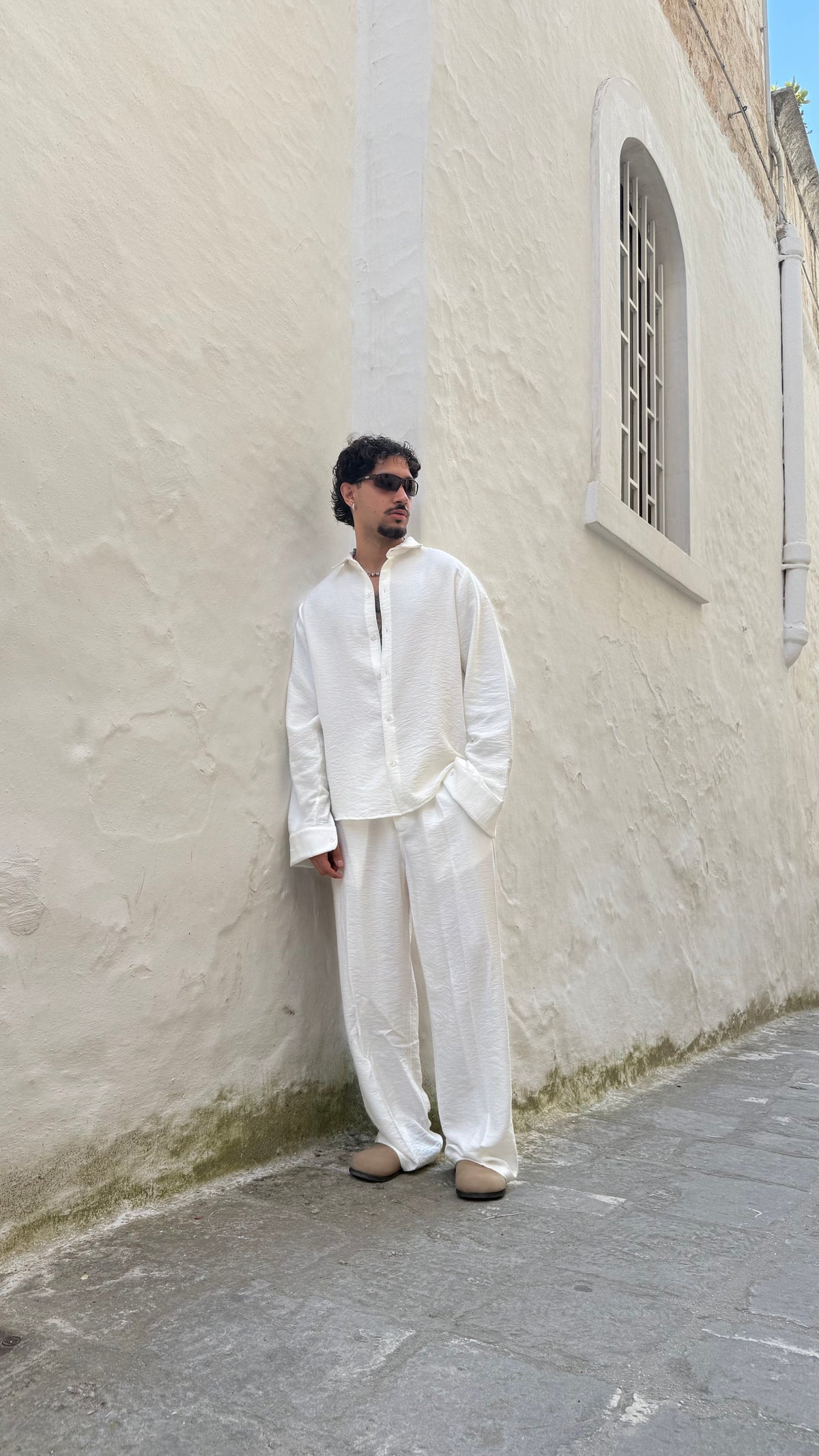 Santorini Linen Set