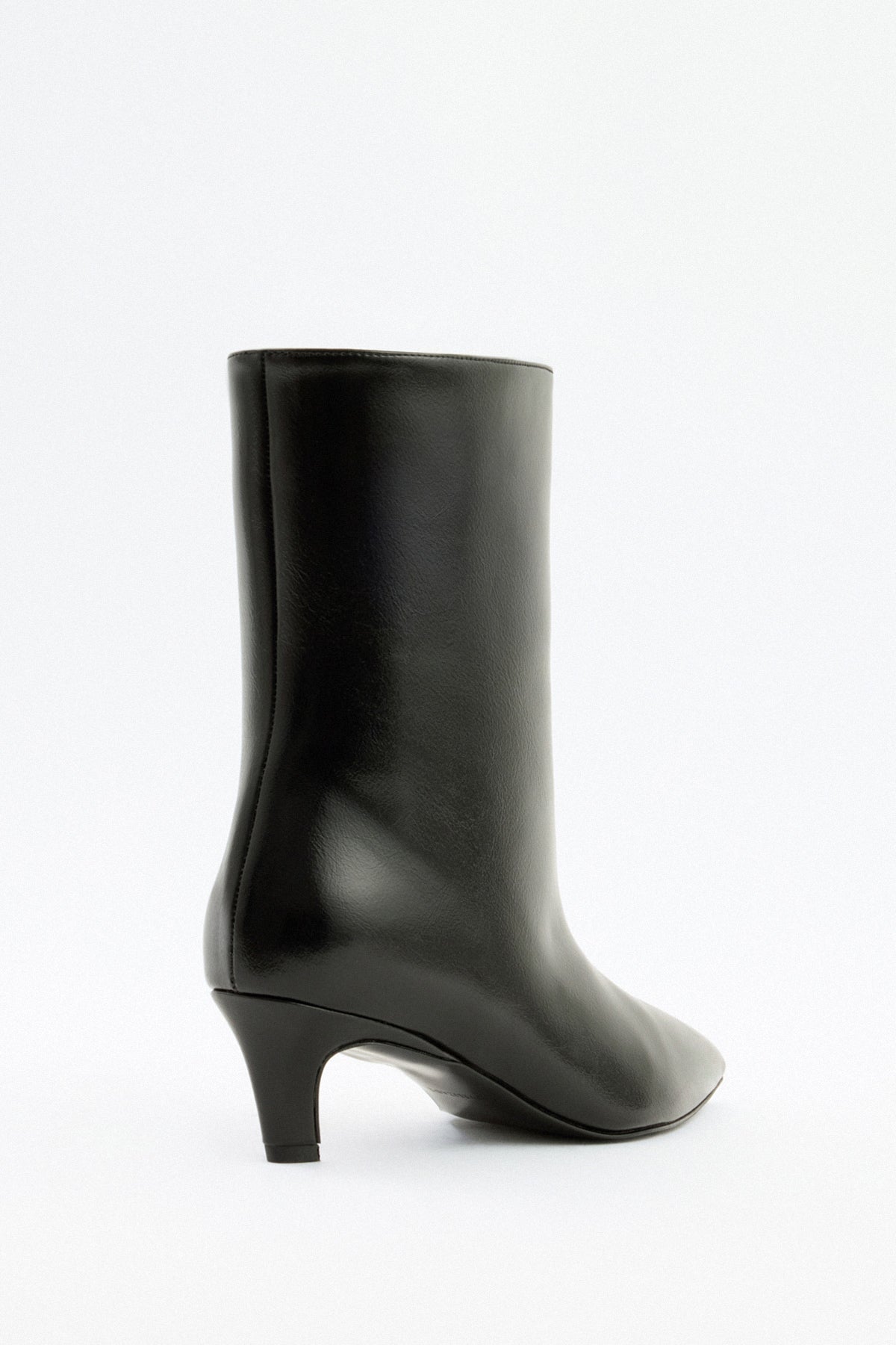 Aria | Black Leather Ankle Boots - Nora & Grace Boutique