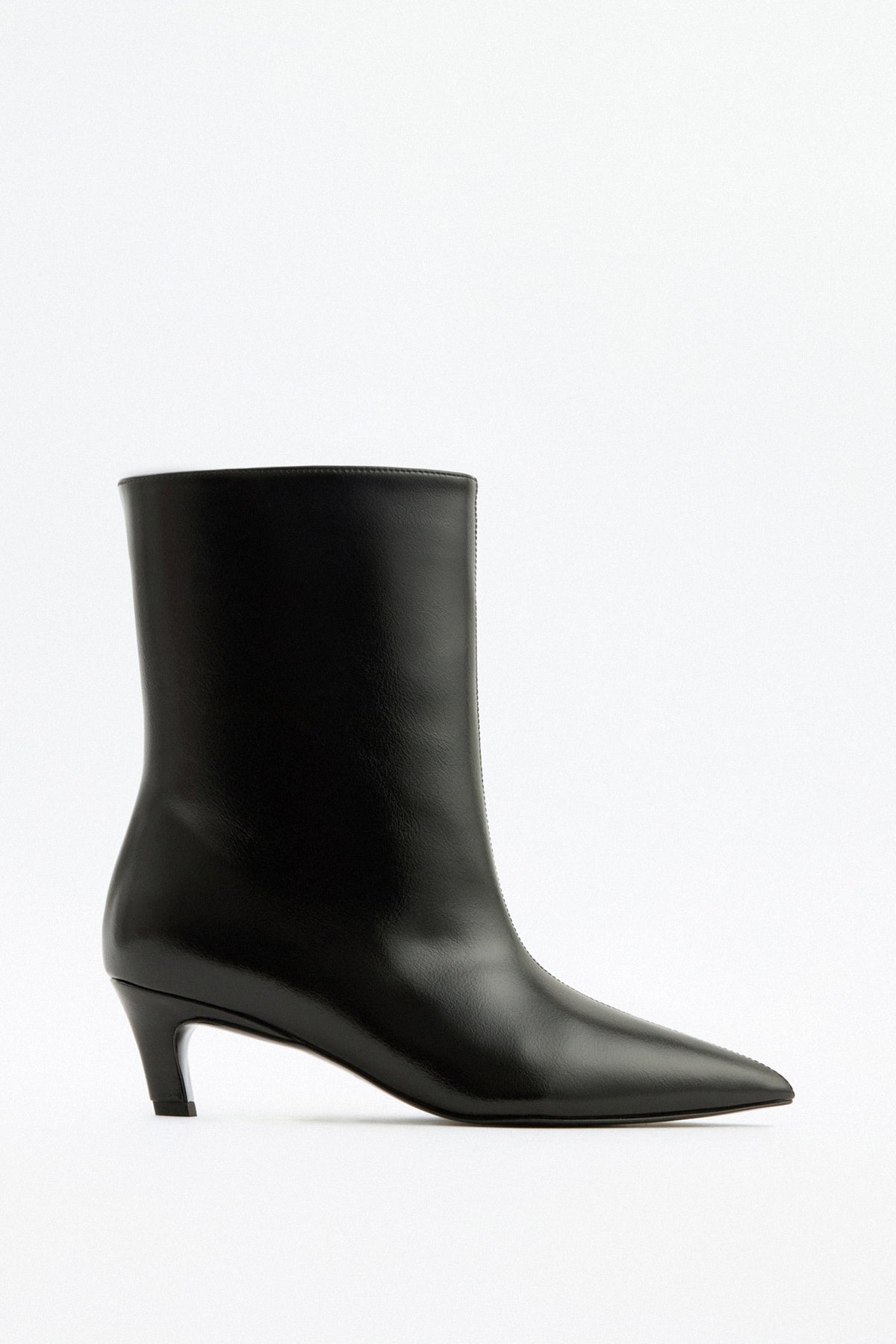 Aria | Black Leather Ankle Boots - Nora & Grace Boutique