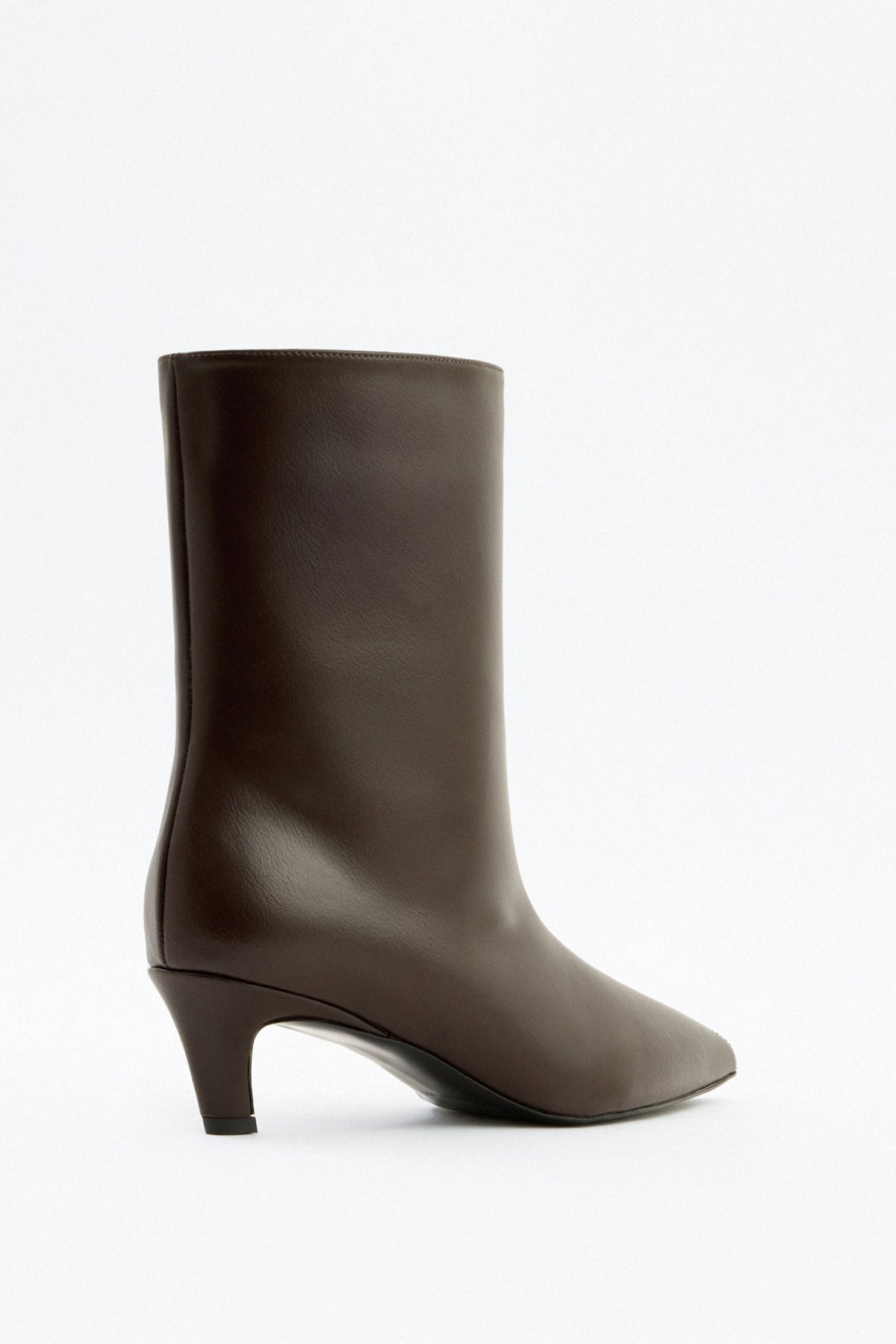Aria | Dark Brown Leather Ankle Boots - Nora & Grace Boutique