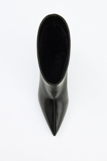 Aria | Black Leather Ankle Boots - Nora & Grace Boutique