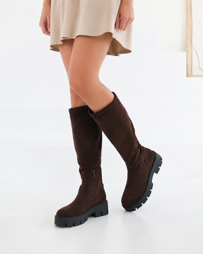 Barca High Boots - Brown