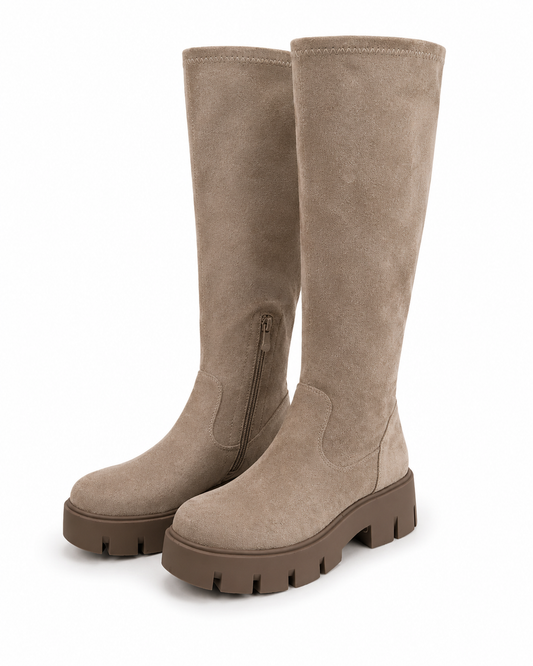 Barca High Boots - Taupe