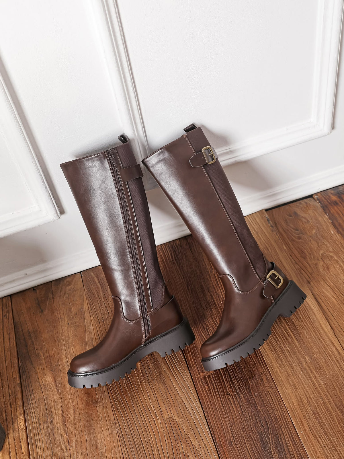Bridget High Boots - Camel