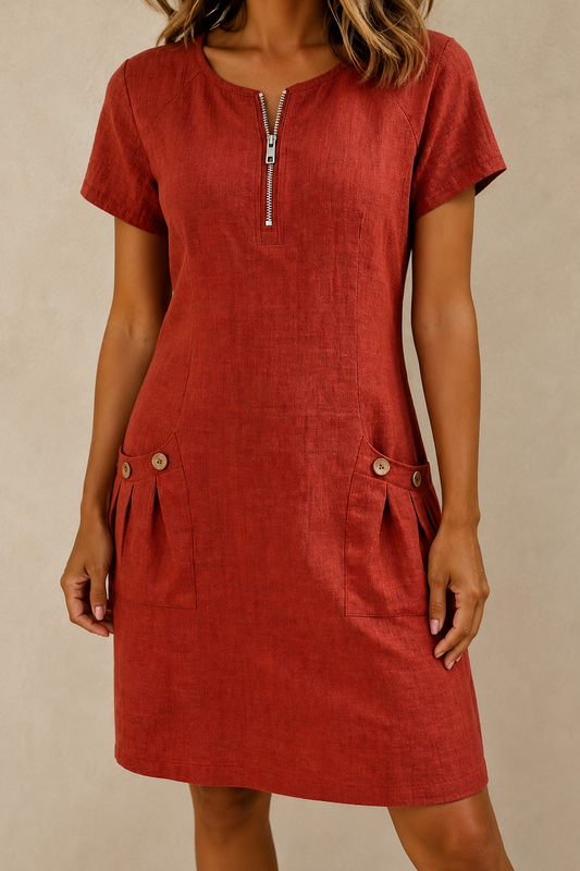 Naomi with Zipper Dress