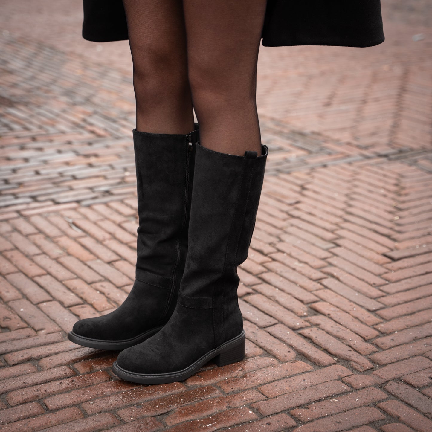 Perfect Basic High Boots Black