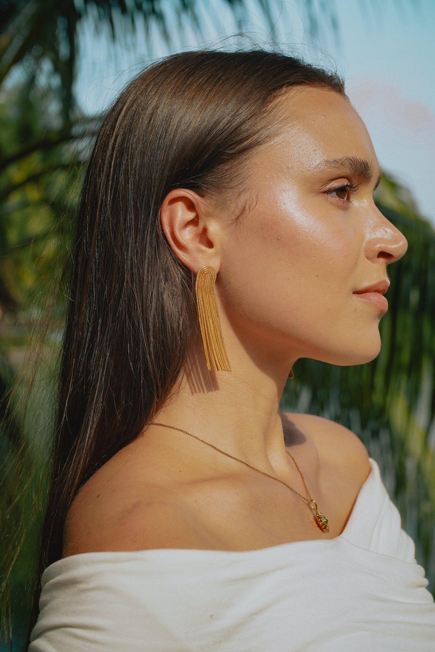 String Statement Earrings - Nora & Grace Boutique