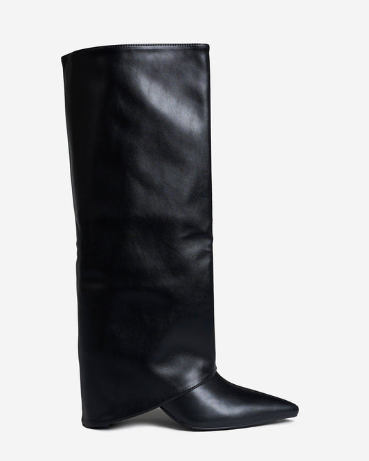 Convertible | Black 2-in-1 Knee & Ankle Boots - Nora & Grace Boutique