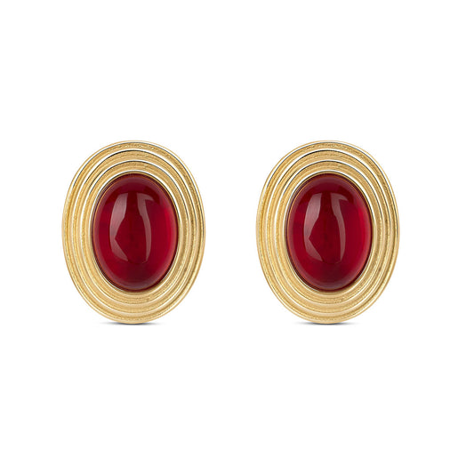 Velvet Cherry Earrings - Nora & Grace Boutique