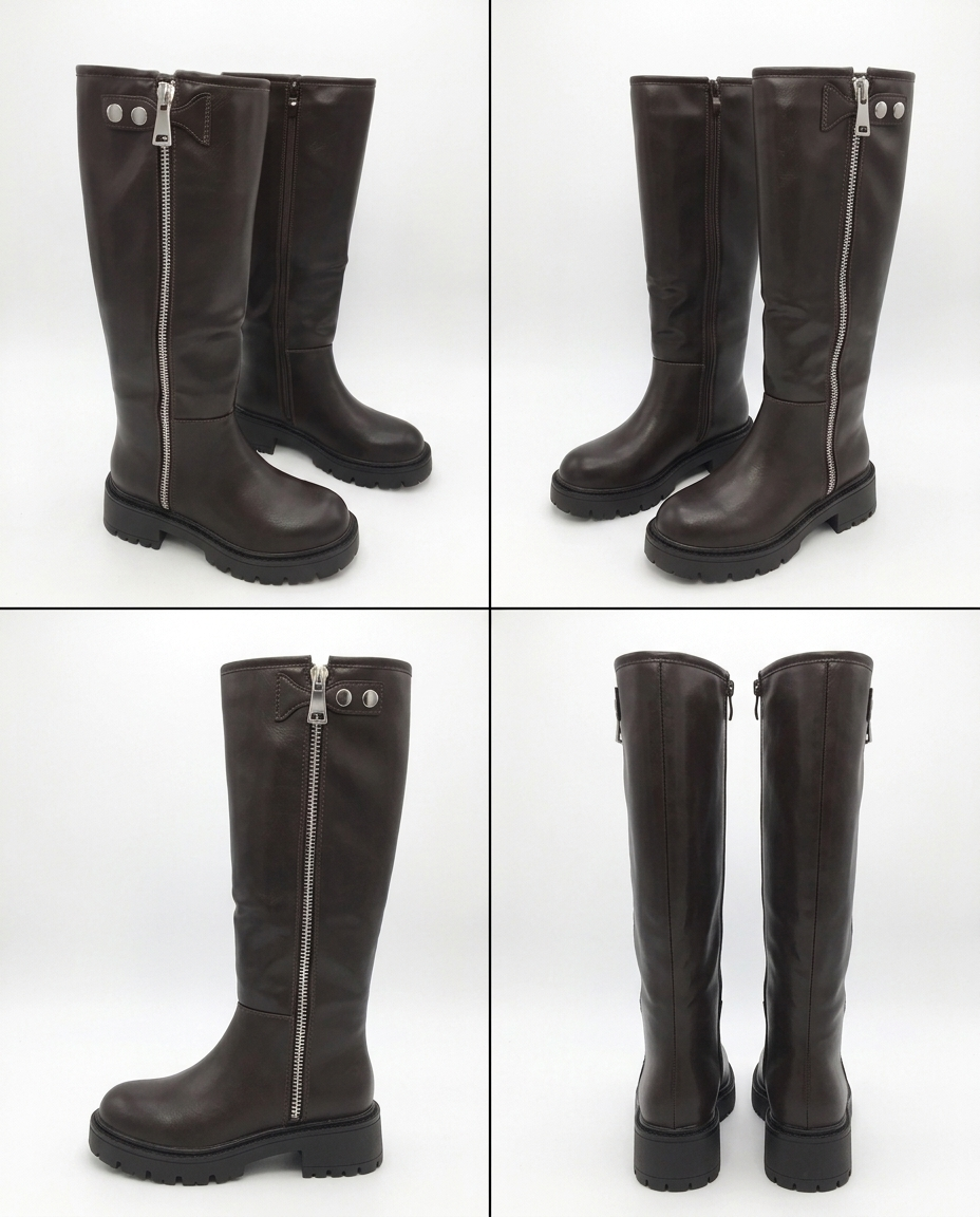 Els Brown Boots (Adjustable Shaft)