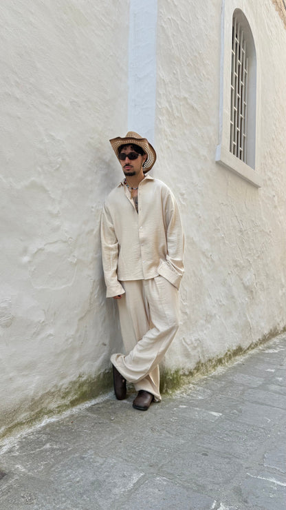 Santorini Linen Set