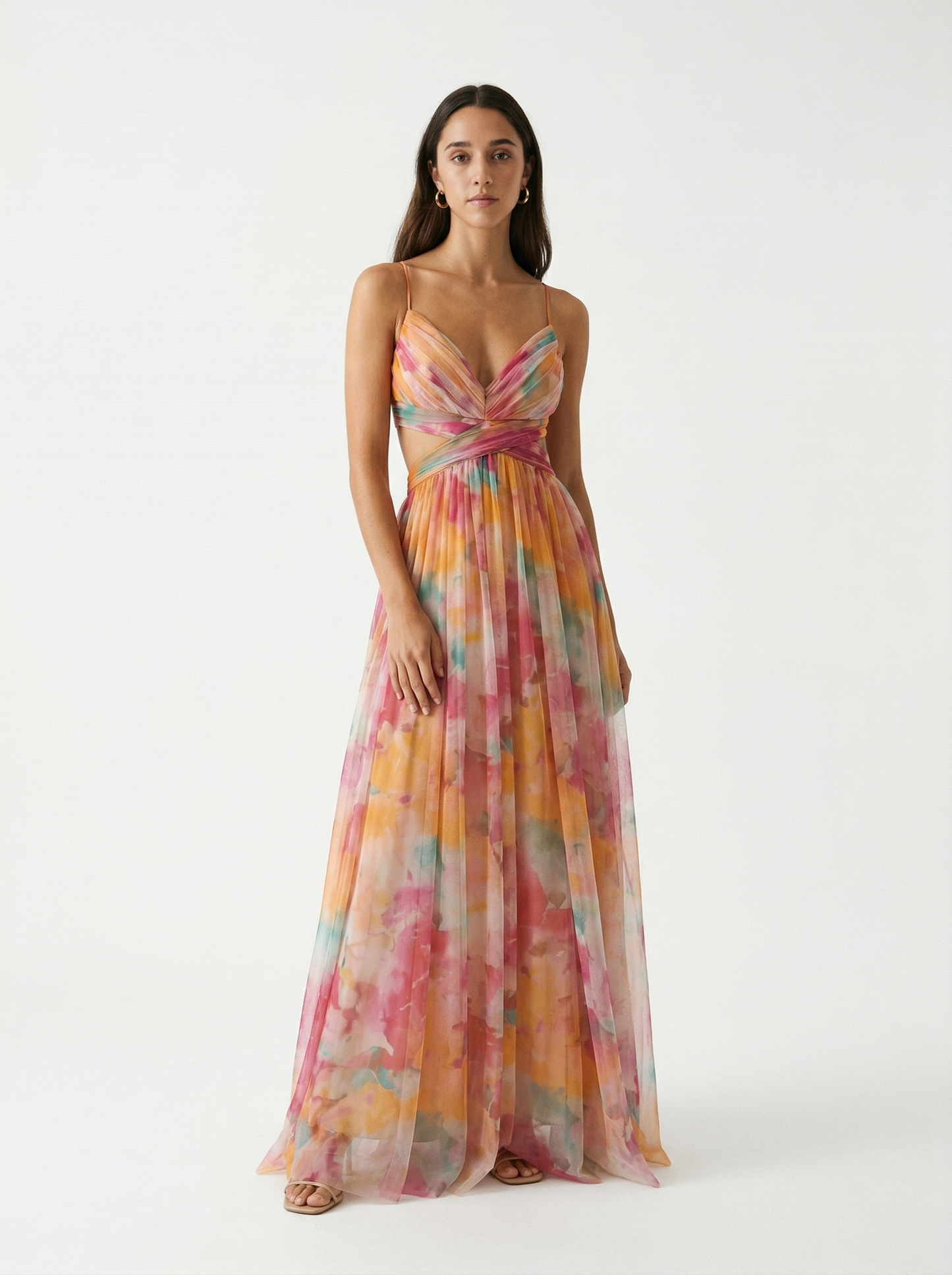 Long floral Dress