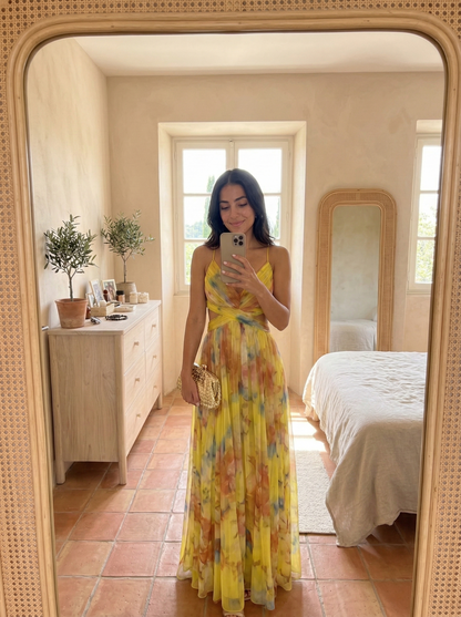 Long floral Dress