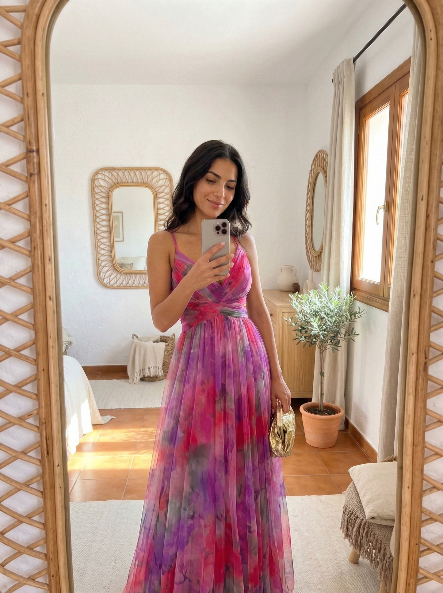 Long floral Dress