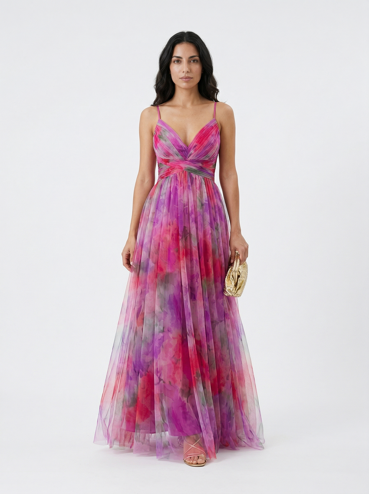 Long floral Dress