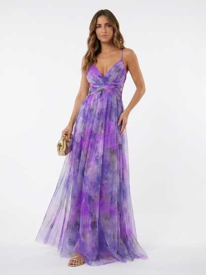 Long floral Dress