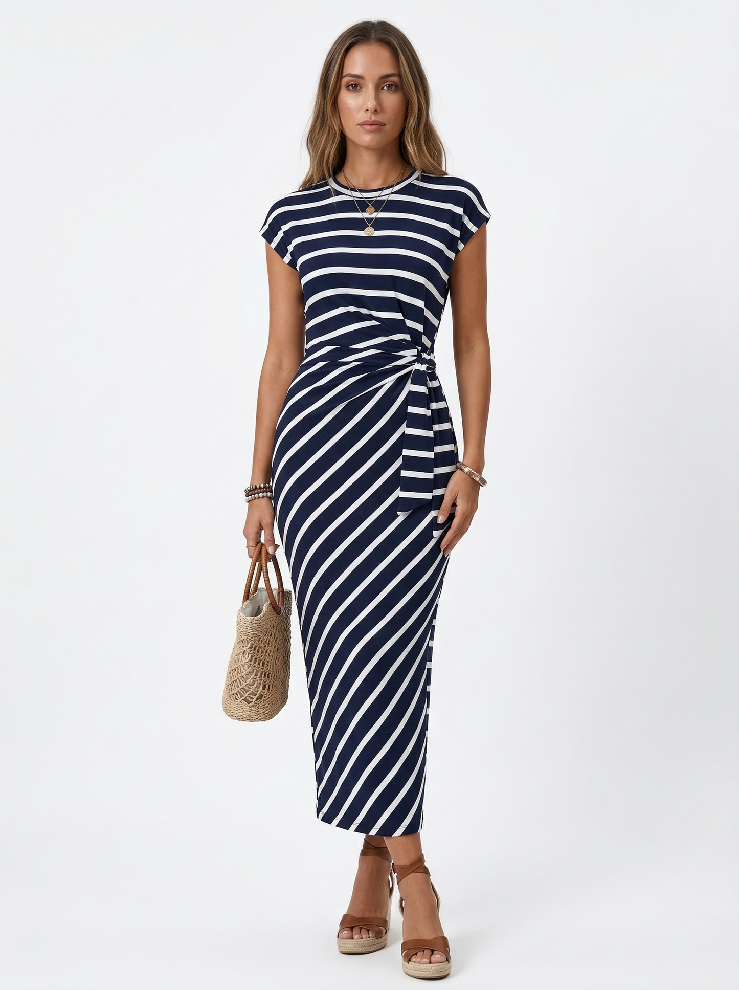 Long amarre lateral Dress