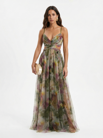 Long floral Dress