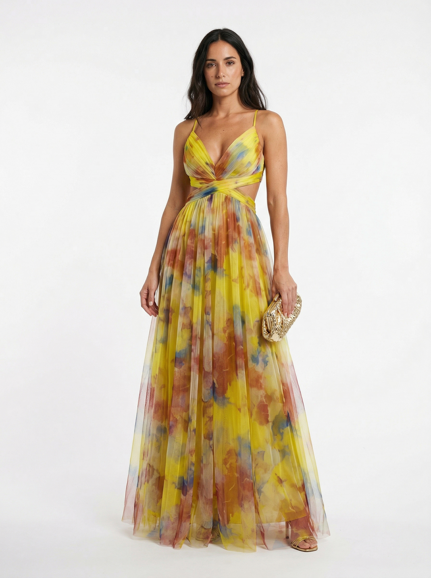 Long floral Dress