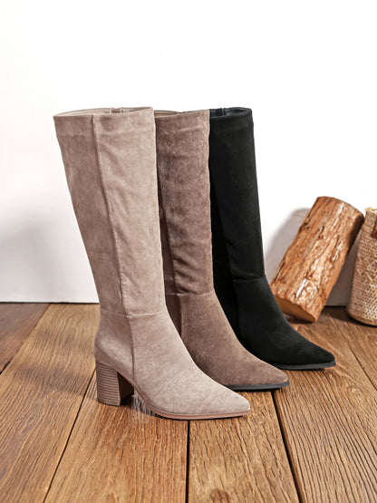 Anouska Brown High Boots