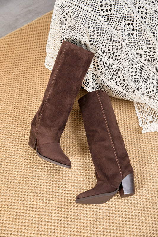 Livia High Boots - Brown