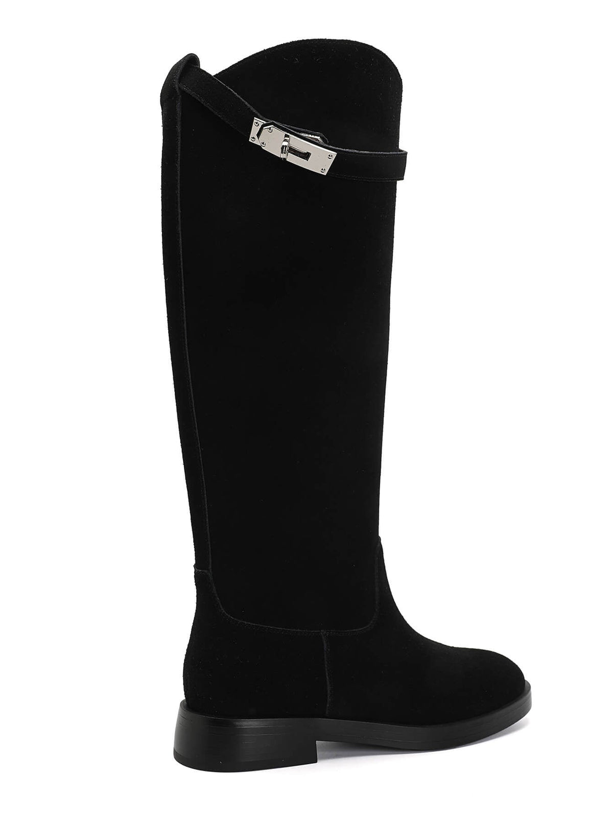 Amélie Leather High Boots - Black