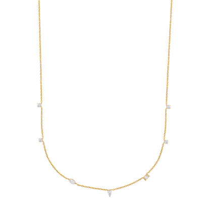 Crystal Line Necklace - Nora & Grace Boutique