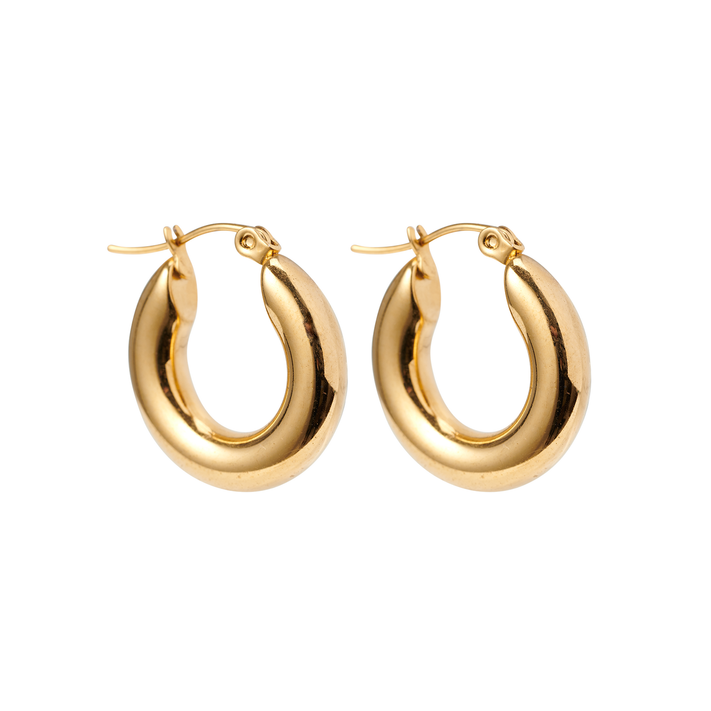 Plain Hoops Earrings - Nora & Grace Boutique