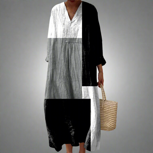Elegant with Print geométrico Dress