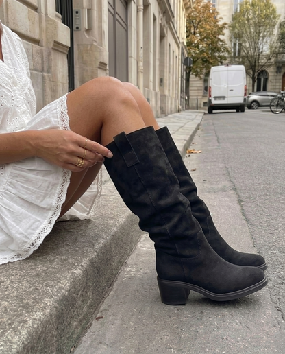 Saar High Black Boots