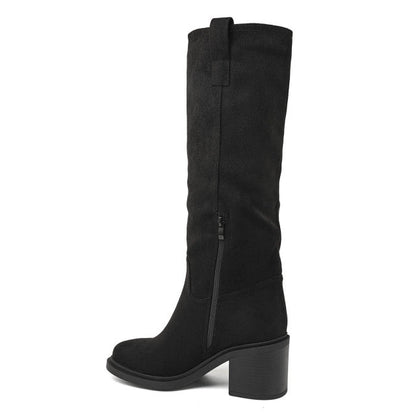 Saar High Black Boots