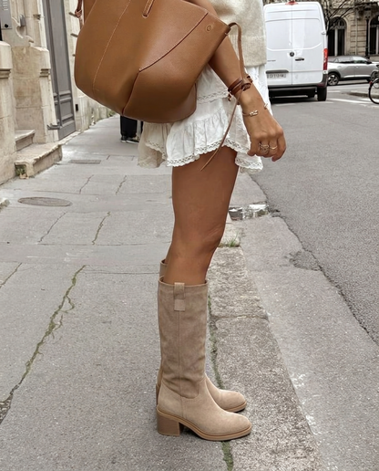 Saar High Khaki Boots