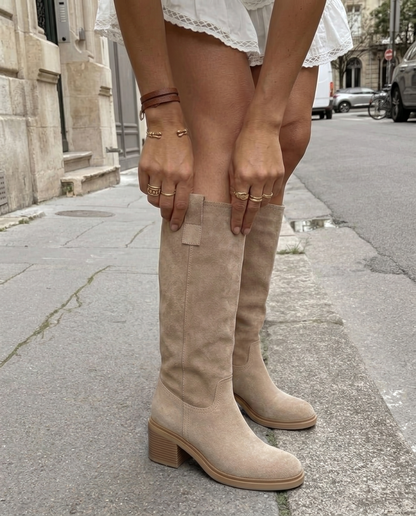 Saar High Khaki Boots