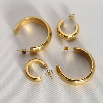 Bold Hoops Earrings - Nora & Grace Boutique