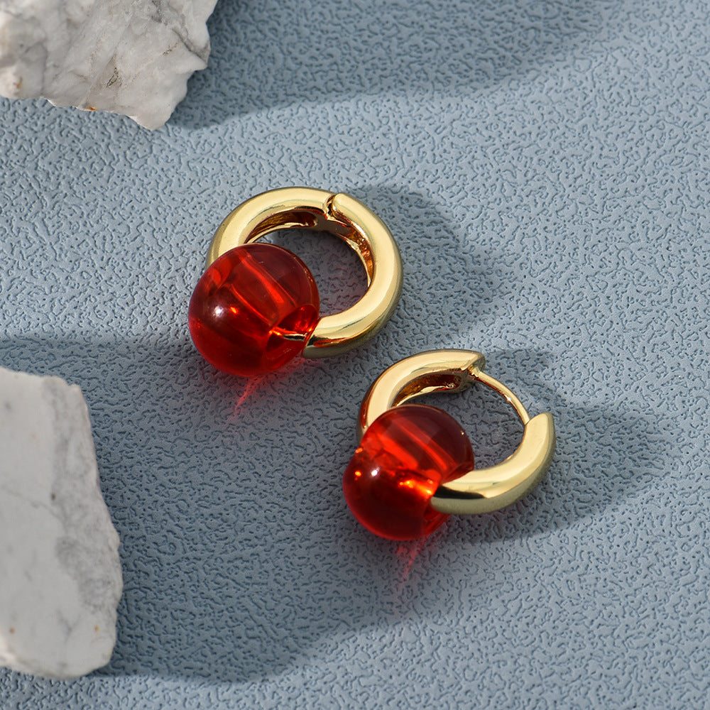Prism Copper Earrings