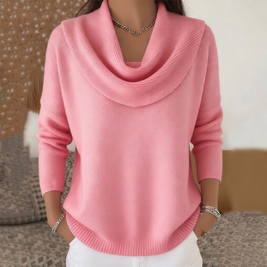 Caroline | Draped Neck Sweater